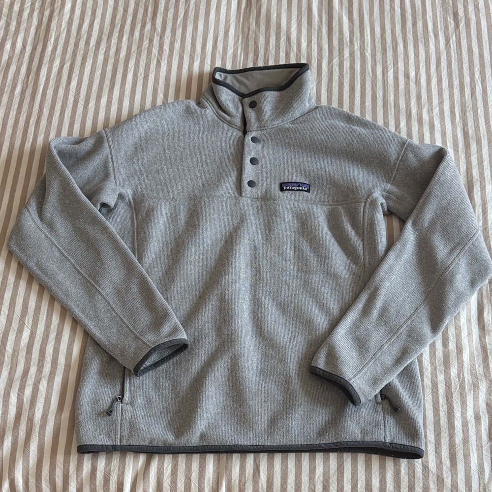 Patagonia Gray Fleece Pullover